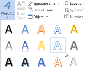 use shapes in word for mac